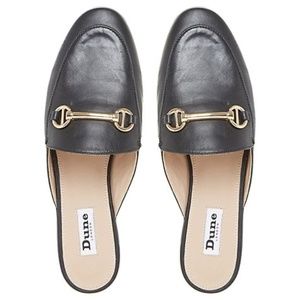 Dune London Genee Black Mules